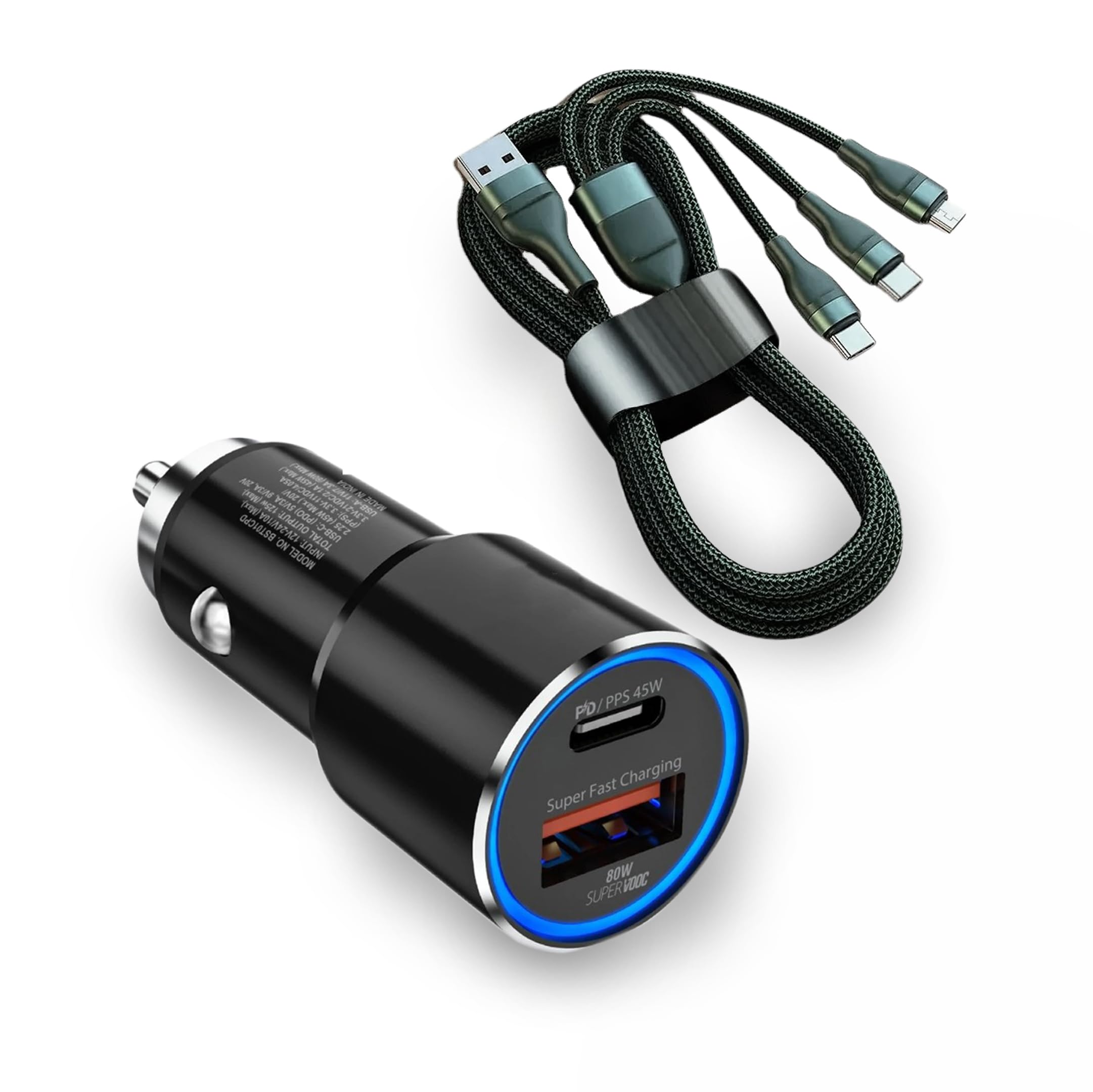 Jaxter High-Speed 125W Car Charger | Qualcomm Certified Turbo Adapter for Smartphones & Tablets-image-24