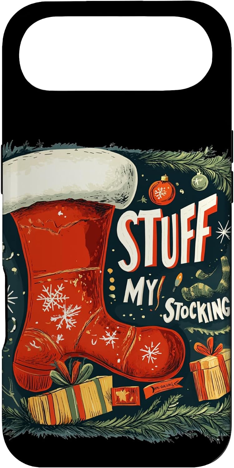 Funny Stuff My Stocking Speech for Naughty Christmas Case for iPhone Air