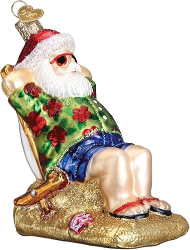 Old World Christmas - Adornos: Surtido de adornos de cristal soplado para árbol de Navidad