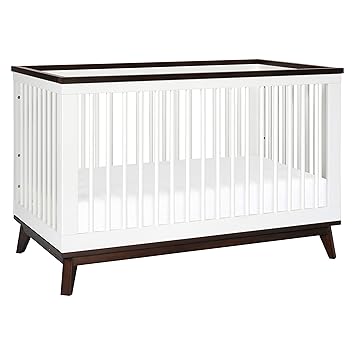walnut crib