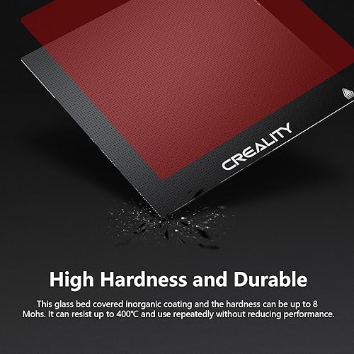 Miniatura 4 de Creality Official Ender 3 - Cama de cristal de 9.252 x 9.252 x 0.157in para Ender 3 PROEnder 5 PROEnder 3 S1Ender 3 Neo - Cama caliente con