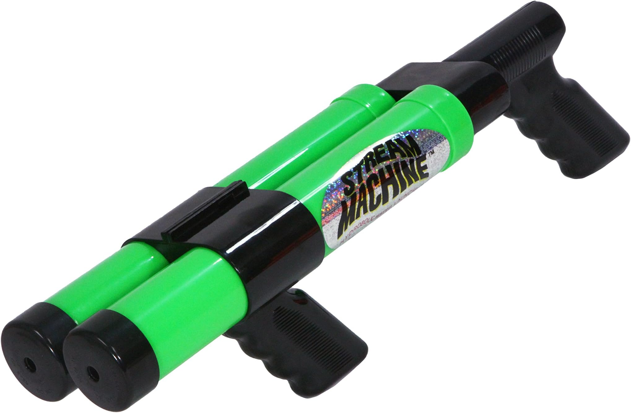 Water Sports, Stream Machine Water Cannon, Squirt Gun, Soaker, and Water Launcher for Outdoor Games and Swimming Pool Toy for Kids and Adults, Colors May Vary, DB-1200, Double Barrel