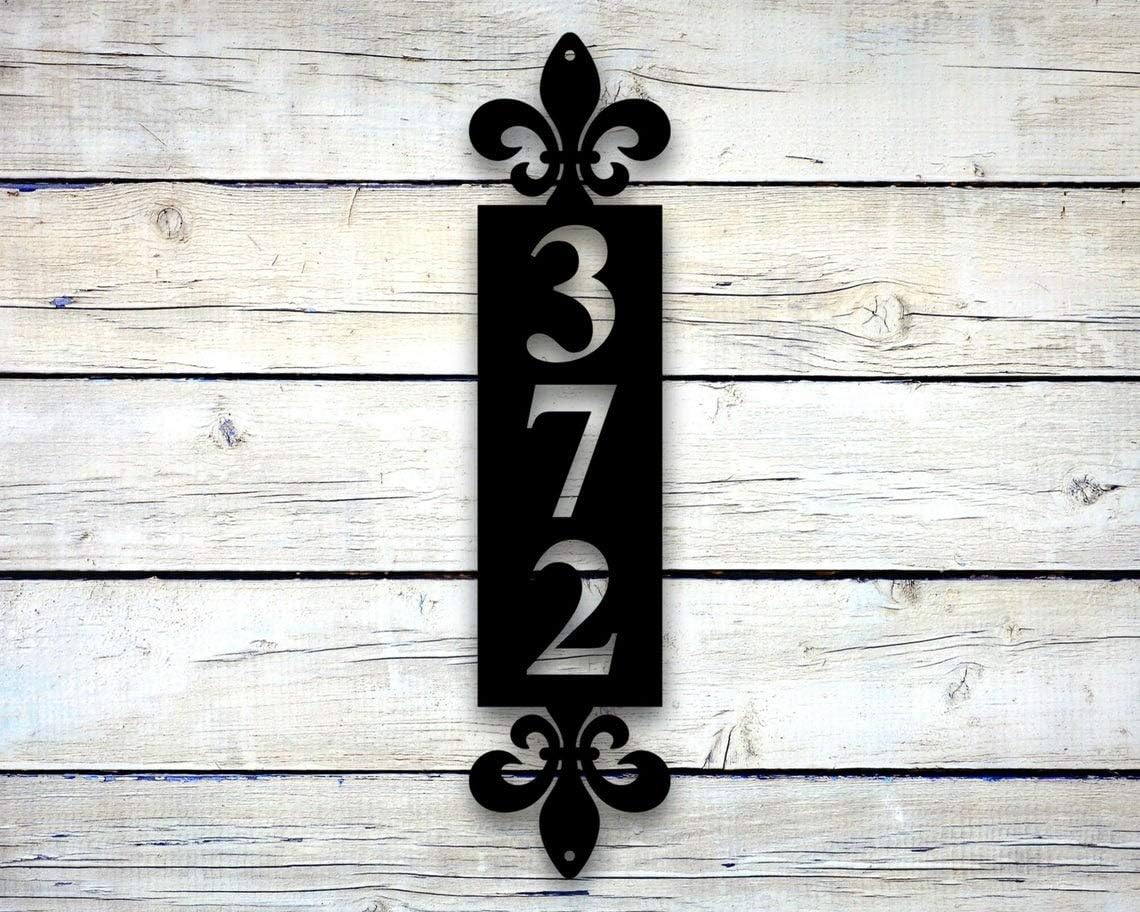House Number Plaque, Metal Wall Decor, Metal Wall Art, Housewarming Gift, Home Decor,Address Number, Interior Design 18 Inch