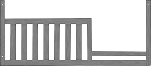 Oxford Baby Weston - Kit de conversión de riel de protección de cuna a cama infantil, gris oscuro, certificado Green Guard Gold