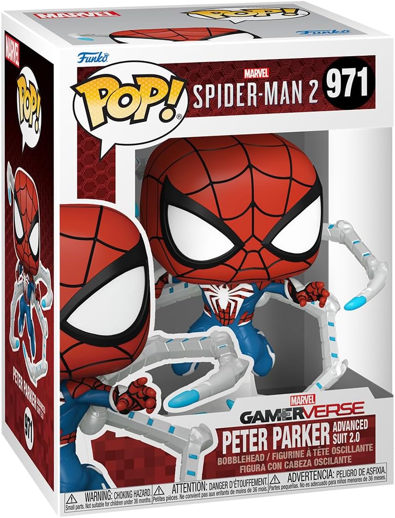 Spider-Man 2 Peter Parker Advanced Suit Funko Pop Figure