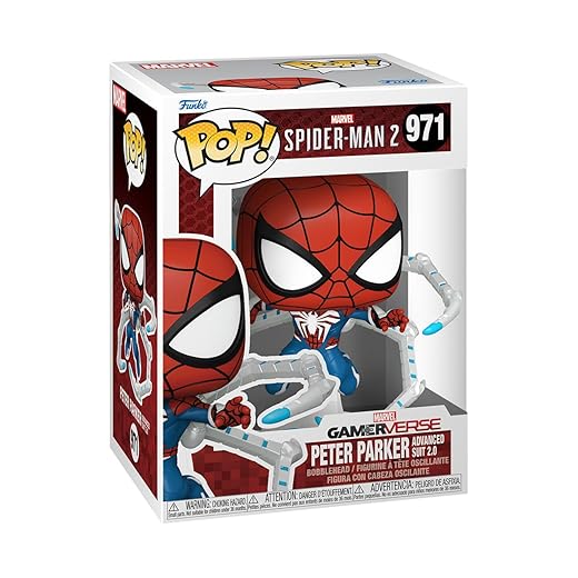 Funko POP! Games: Spider-Man 2- Peter Parker Suit - Spider-man 2 Video Game - Figura in Vinile da Collezione - Idea Regalo - Merchandising Ufficiale - Giocattoli per Bambini e Adulti