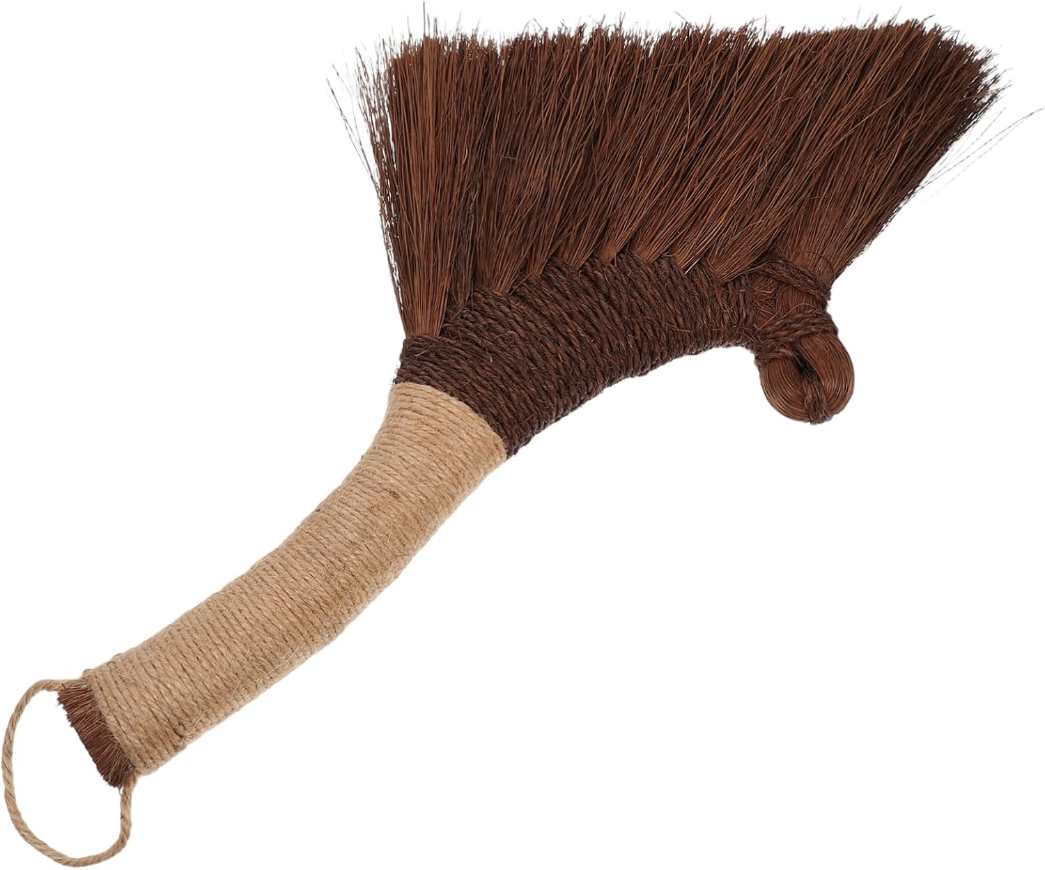 Unomor Soft Straw Hand Broom Efficient Dust Removal Desktop Dust Mop Versatile for Home Office and Kitchen