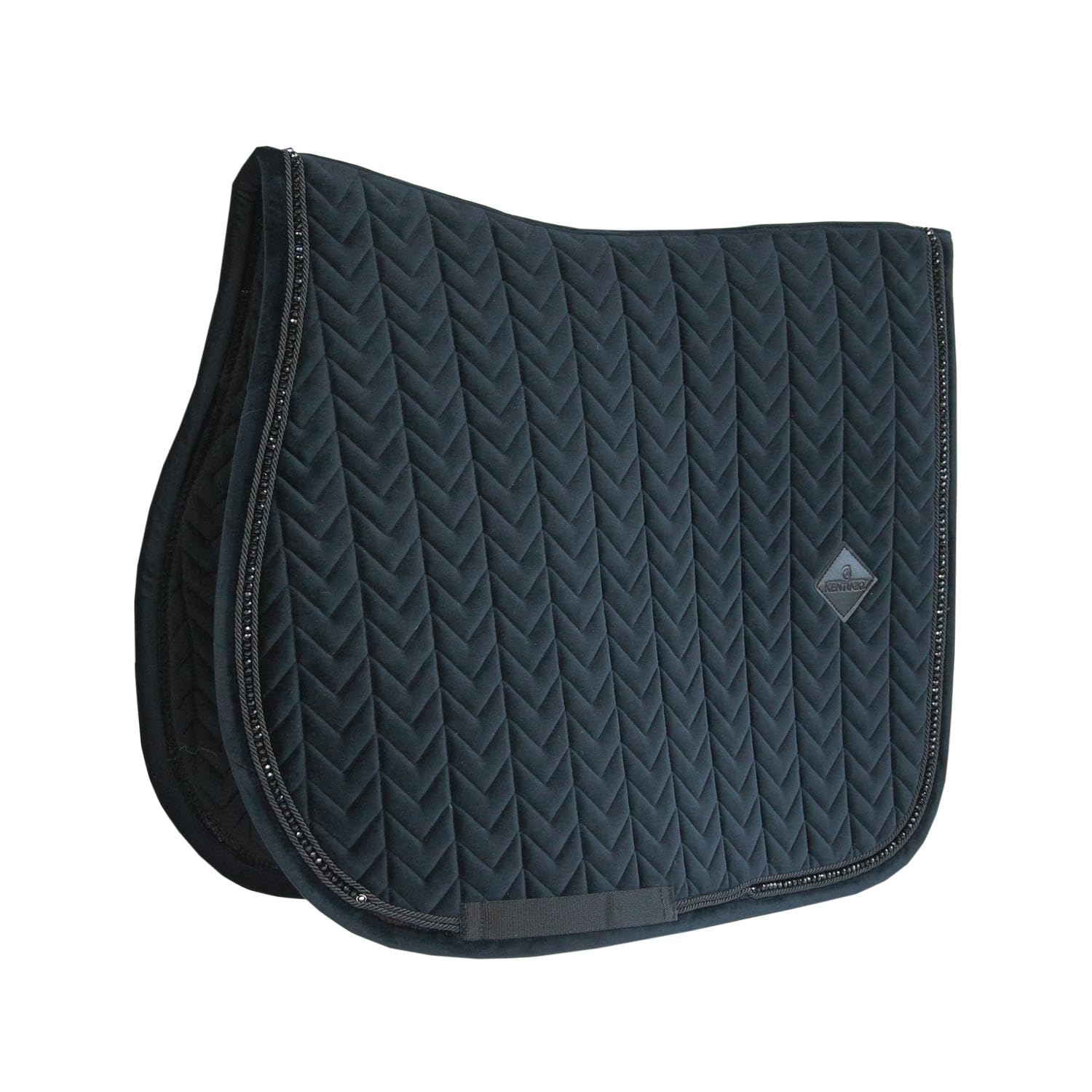Kentucky - Saddle Cloth Velvet Pearls Jumping Black