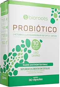 Probiótico 10 Bilhões de UFC 30 Cápsulas - Bioroots - Equilíbrio da Flora Intestinal