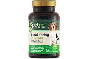PetNC Natural Care Stool Eating Preventative Chewables for Dogs: Deter Unwanted Behavior