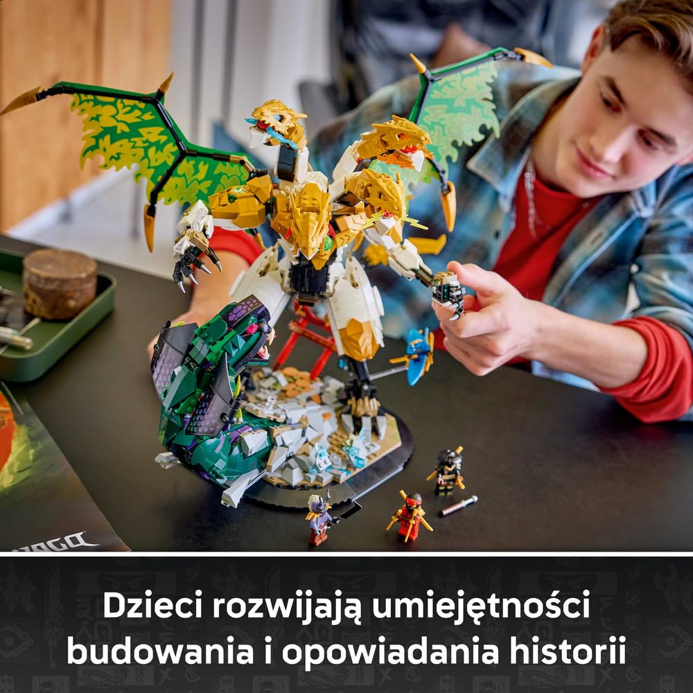 LEGO NINJAGO Bitwa z ultrasmokiem 71872 | model smoka, zestaw dla fana ninja, prezent dla fana ninja 12+, 2178 elementów