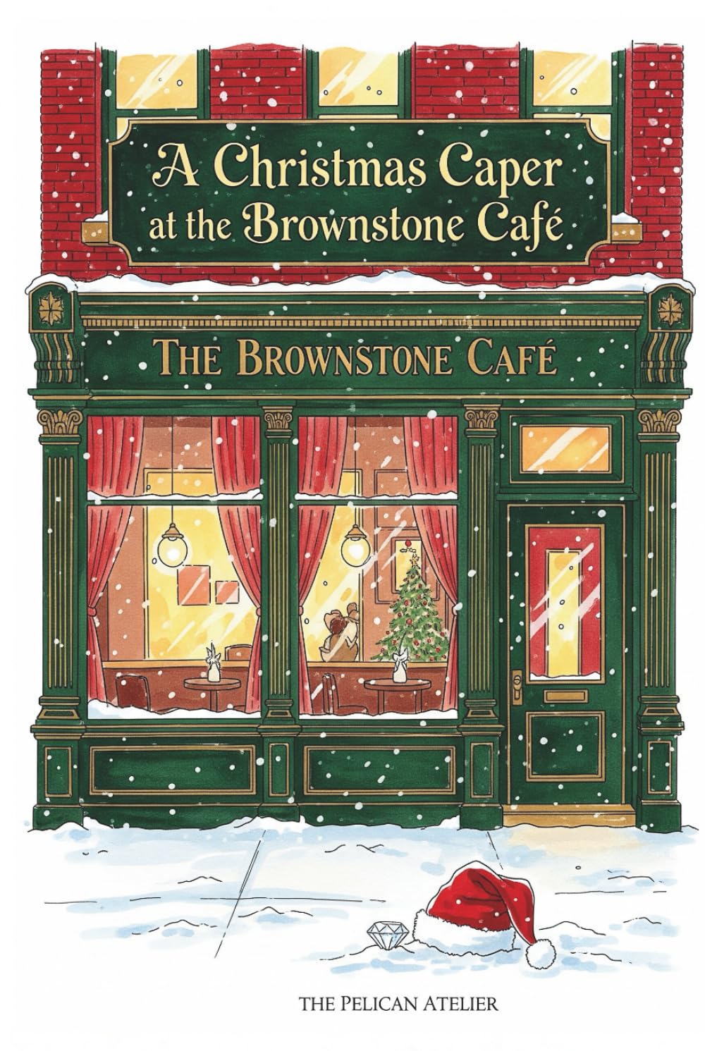 A Christmas Caper at the Brownstone Café: A Cozy Holiday Mystery of Found Family and Brooklyn Magic (THE BROWNSTONE CAFÉ MYSTERIES)