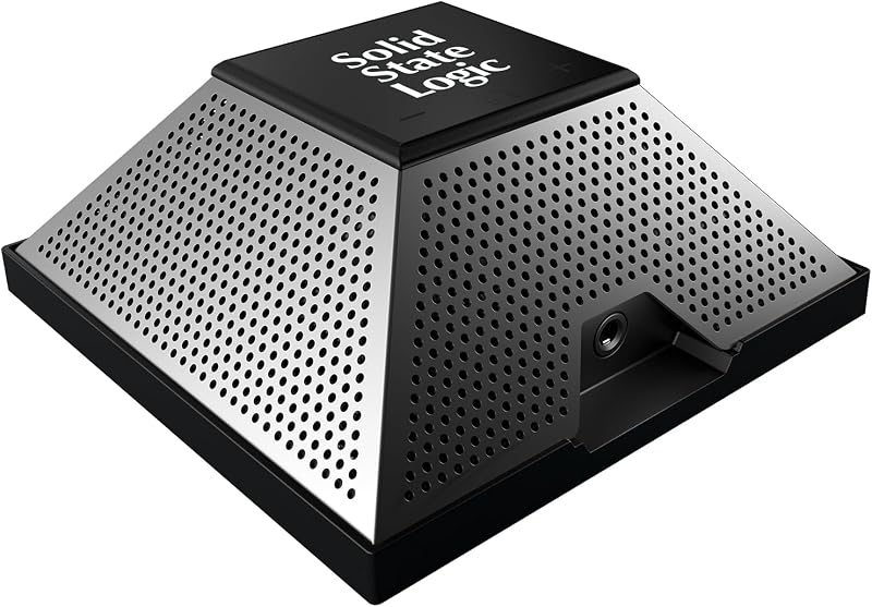 Solid State Logic SSL CONNEX, micrófono USB portátil. Conferencias, creación de contenido, transmisión en vivo, grabación de música en PC/Mac, conjunto de micrófonos de condensador cuádruple y 4 modos de usuario