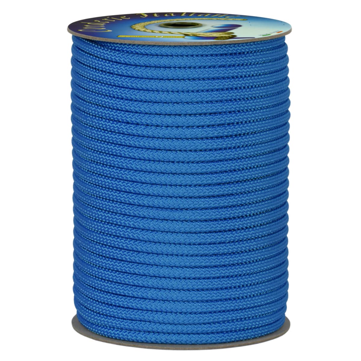 Corderie Italiane 006084426 Doppia treccia skipper alta tenacità, azzurra, 10 mm - 30 metri