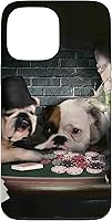 Vista 24 de Funda divertida para iPhone 12/12 Pro Dog Dogs Play Cards