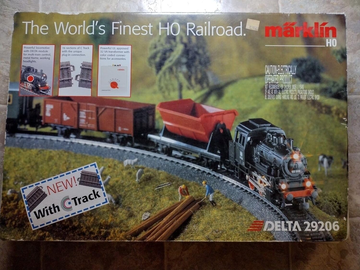 Amazon.com: MARKLIN HO Deluxe Delta Starter Train Set 29205 with