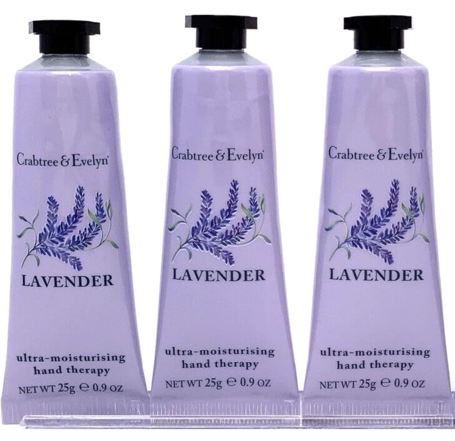 Crabtree & Evelyn Lavender Hand Therapy .9 oz Each, Set of 3
