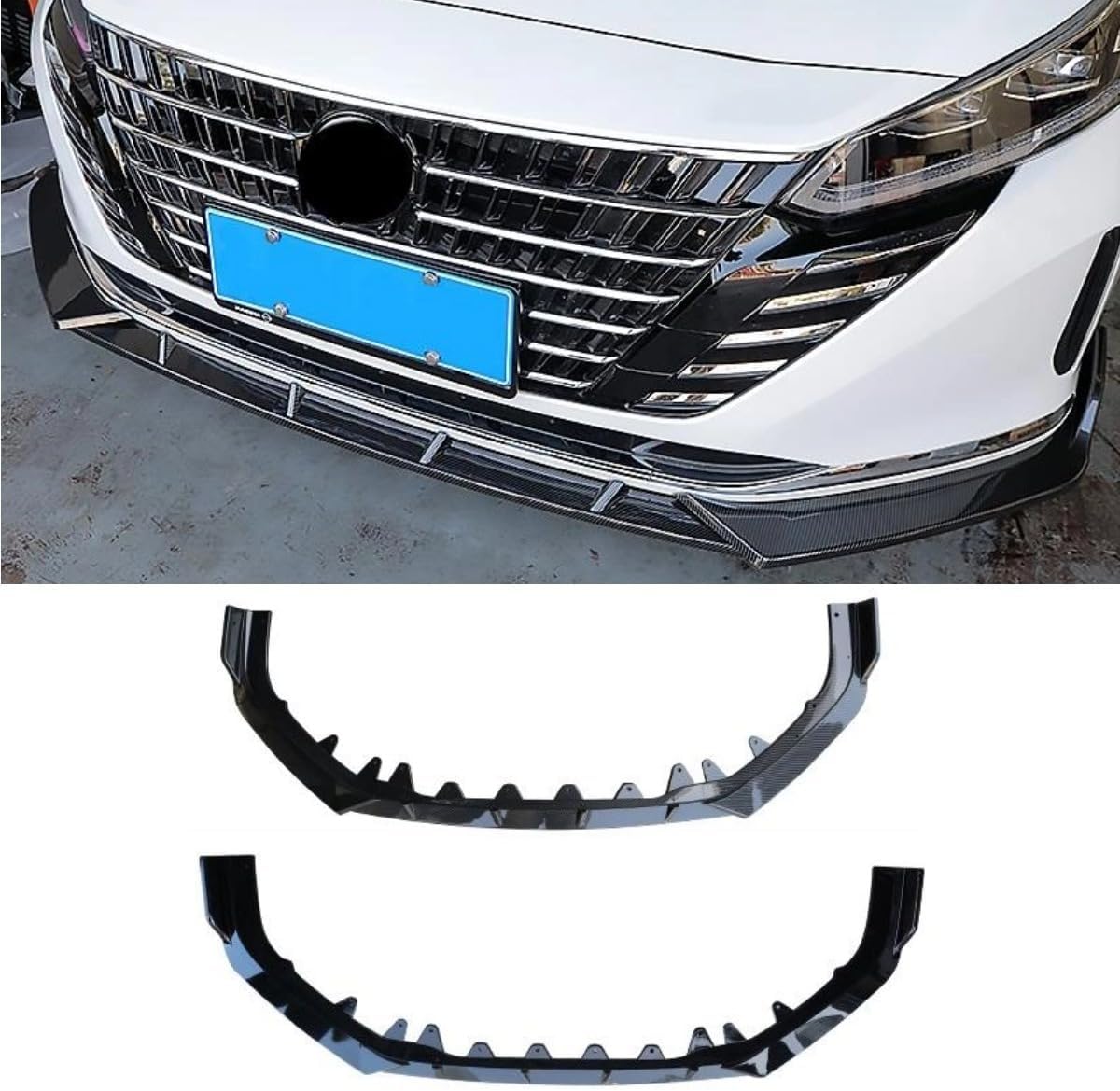 日産ティアナ2022-2023年フロントスプリッターディフューザースポイラーボディキットカーアクセサリー(未塗装)