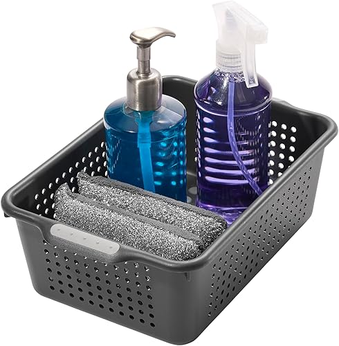 Vista 13 de madesmart Cesta de almacenamiento mediana, granito Granite