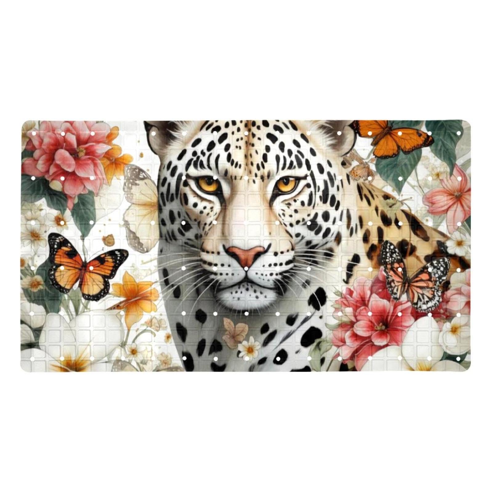 Tapis de bain Tiger en PVC pour une baignoire sécurisée et moderne en famille