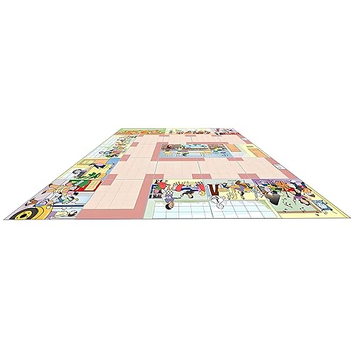 Miniatura 3 de Tapete escolar Bee-Bot o Blue-Bot, tapete de juego educativo para niños con robots de codificación, tapete de juego para actividades preescolares y