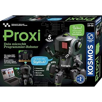 KOSMOS 620585 Proxi Your Micro Bit Programming Robot Experiment Box
