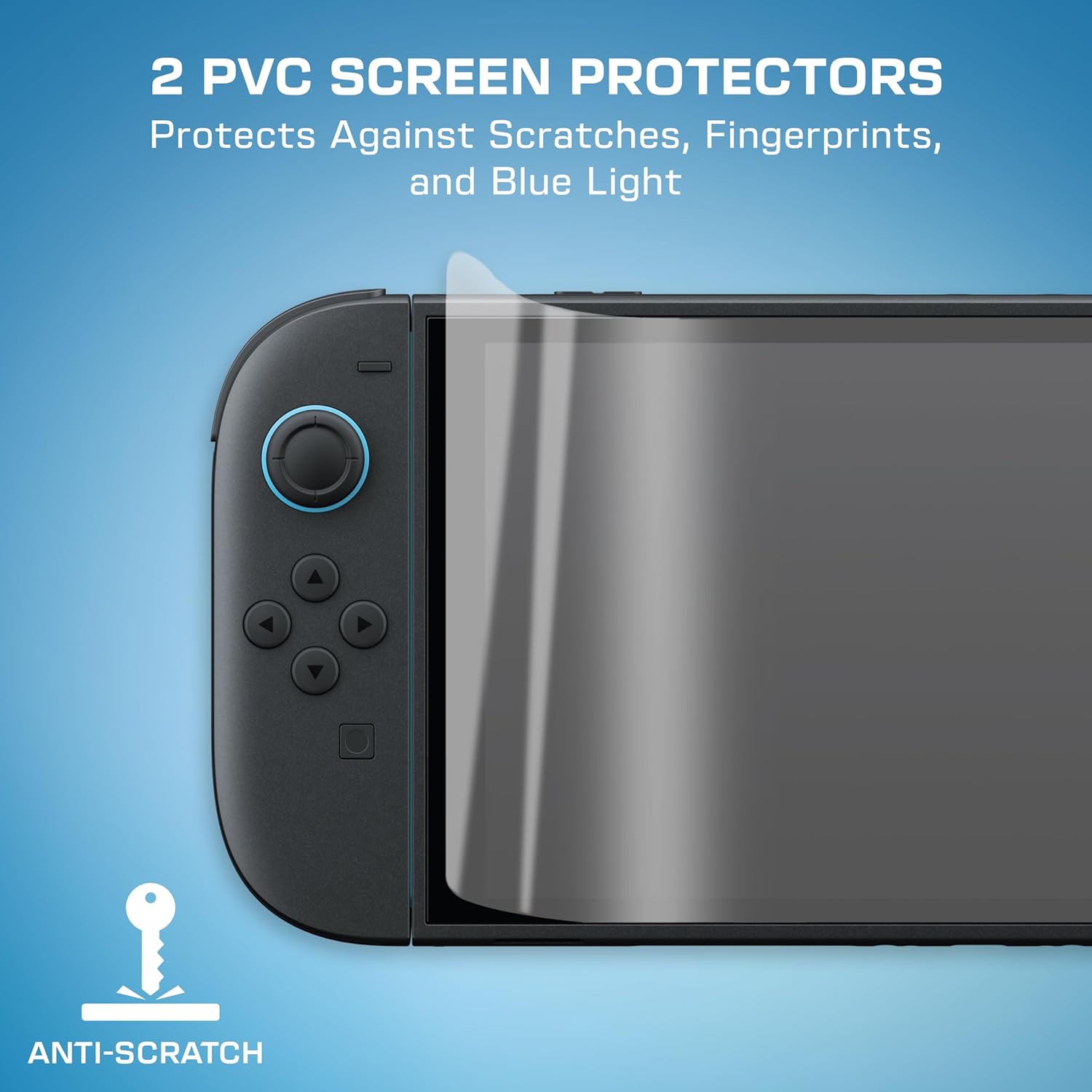 Turtle Beach PlayTrek Screen Protector Kit - Nintendo Switch 2, Anti-Blue Light, Easy Install, Screen Protector, Applicator Tool - Image 3