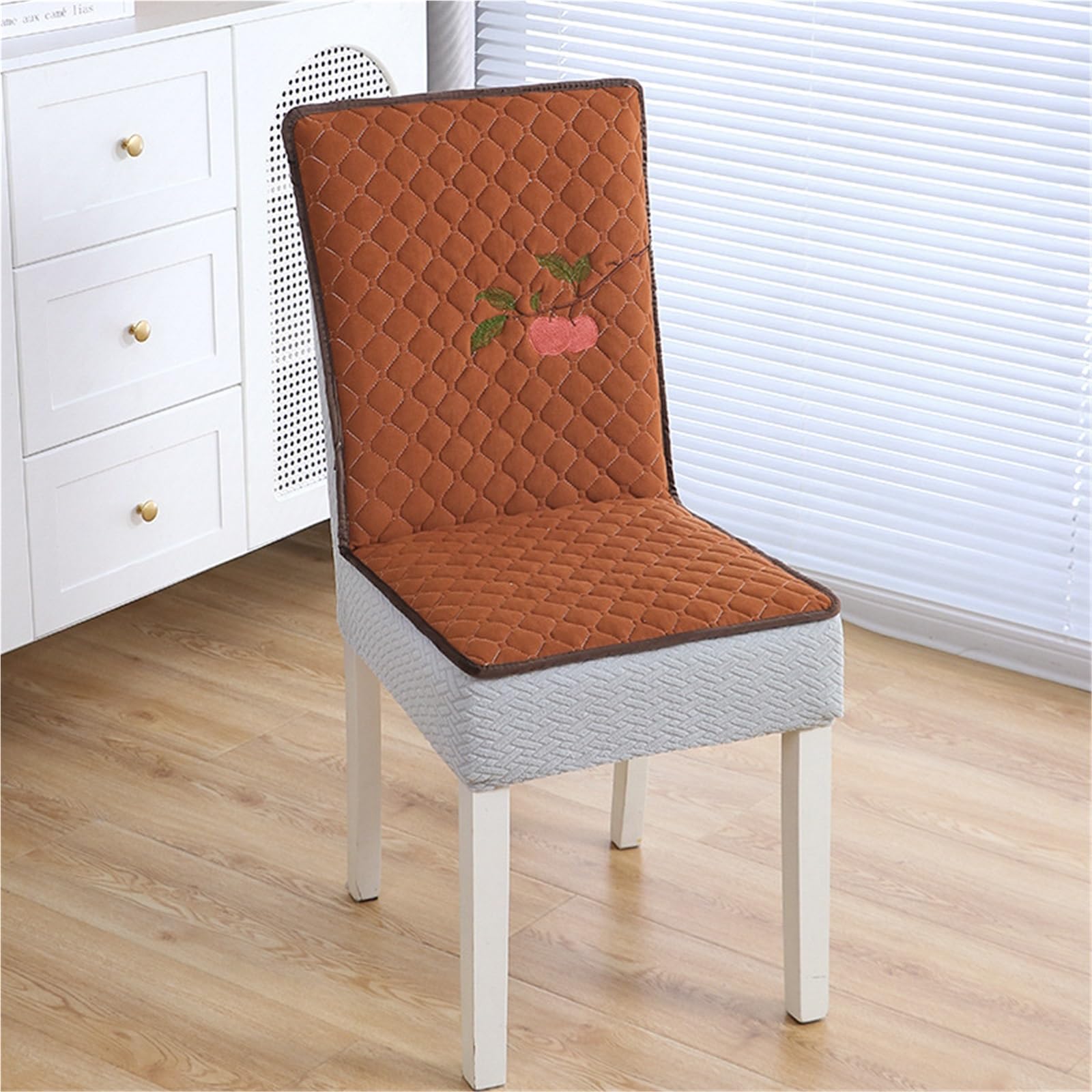Fundas acolchadas para sillas de comedor elásticas universales y lavables pack de 2 PBTMCD