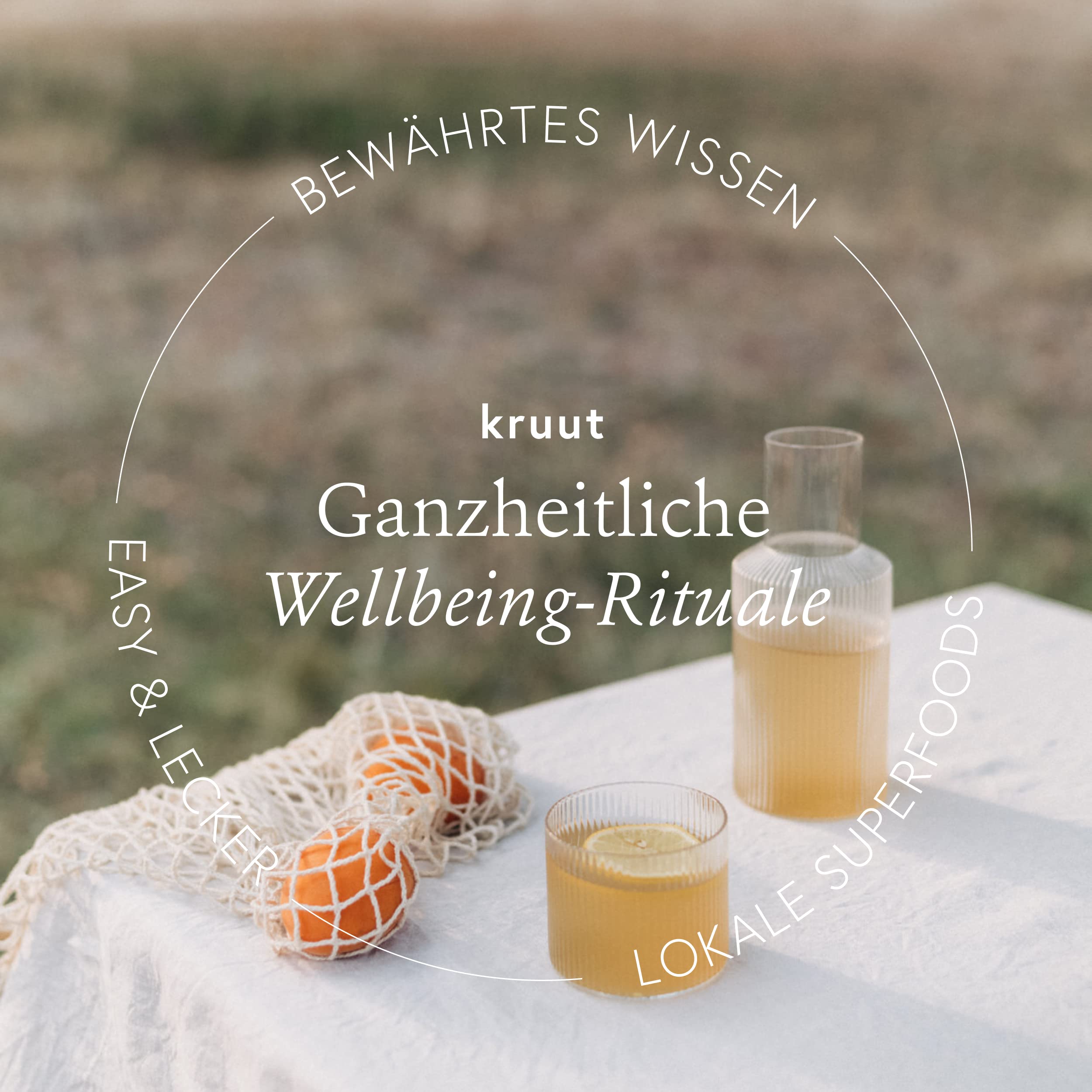 Kruut Kraft Kräuterauszug bio 500ml | Wildkräuter: Giersch, Löwenzahn, Brennnessel, Rotklee, Oxymel Tinktur, Kräuterdrink Sirup Kur, Ideal zum Sport oder am Morgen