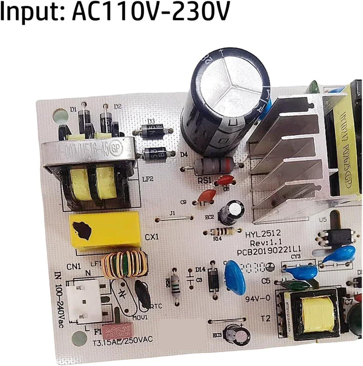 110V Wine Cabinet Circuit Power Board DQ04-008 NTC Temperature Control Board DQ04 AC110V-240V Wine Cooler Computer Circuit Board