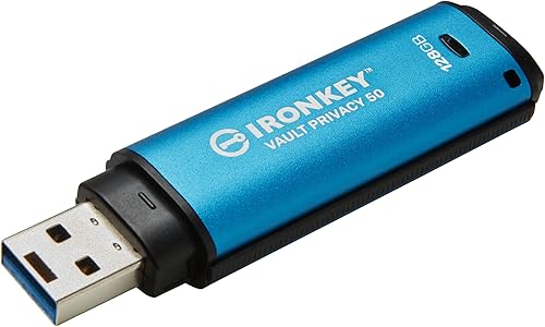 Miniatura 3 de Kingston IronKey Vault Privacy 50 128GB USB cifrado  FIPS 197  AES-256bit  Protección contra ataques BadUSB  Opciones de contraseña múltiple