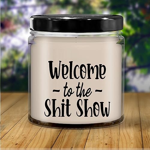 Miniatura 4 de LaPomme Welcome to The Shit Show - Vela divertida divertida para beber, regalo grande y pequeño, vela de fogata de granja, cocina