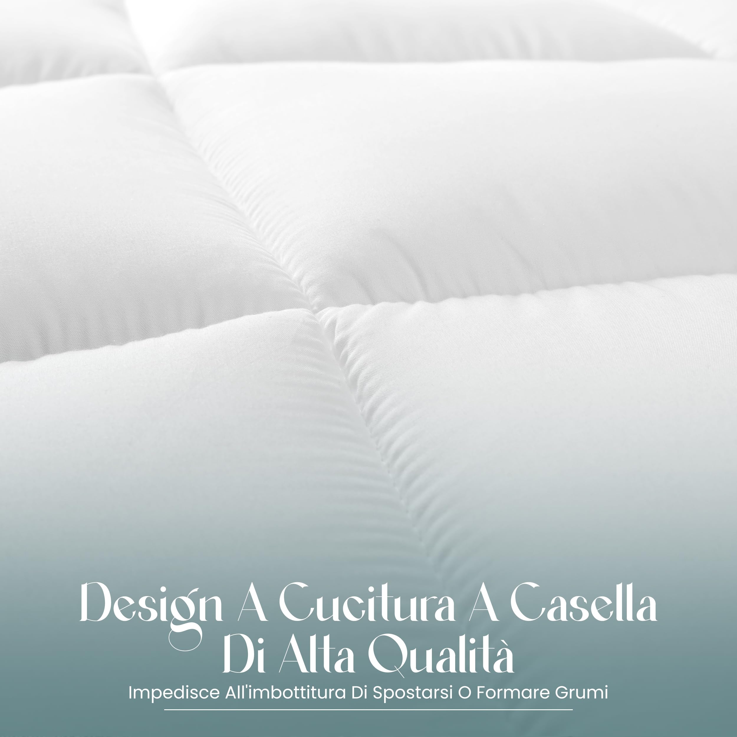 Utopia Bedding Piumone 220x240 cm, Piumino matrimoniale, Trapunta 100% Microfibra, Piumino Caldo (Bianco)