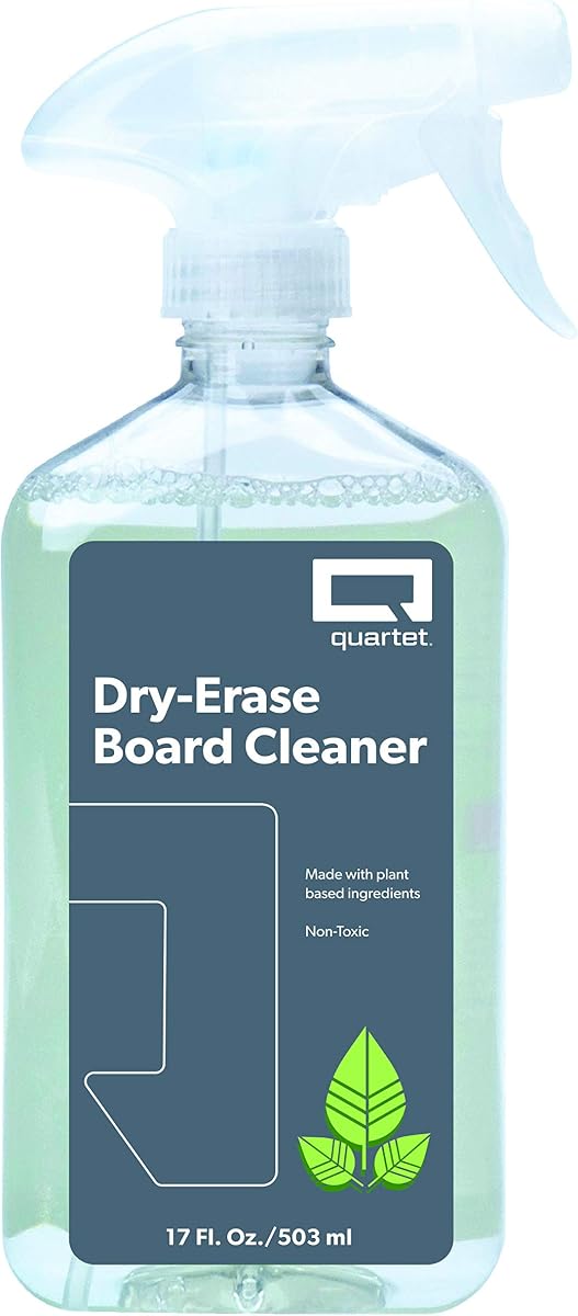 Dry Erase Board Cleaner Spray, Non-toxic, 17fl.Oz/503ml Whiteboard Cleaning Bottle (550)