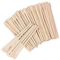 Vista 9 de JANYUN 200 varillas aplicadoras de cera para cejas, espátulas de cera de madera para cara y pequeños palos de depilación (sin asa)