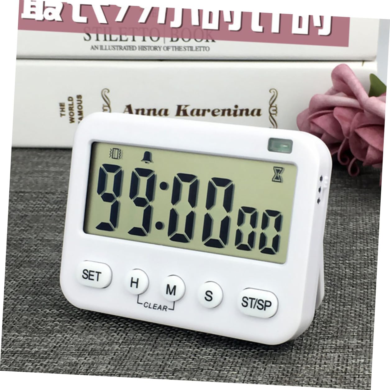 Temporizador de Cocina Digital con Pantalla LED Grande Alarma Silenciosa con Vibración Recordatorio Práctico para Estudiantes y Uso Infantil Modelo Ys