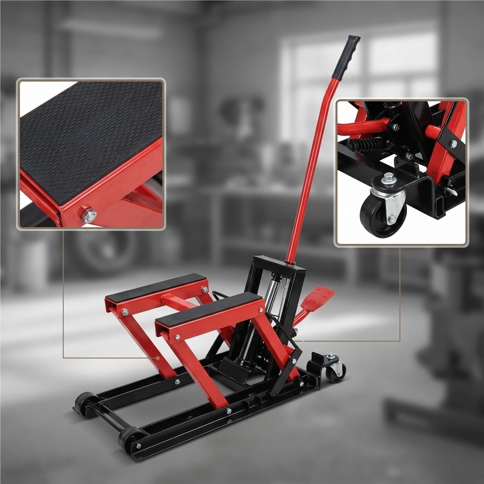 Sollevatore Moto Con Ruote Ad Alta Portata for Meccanici, Officine Per moto