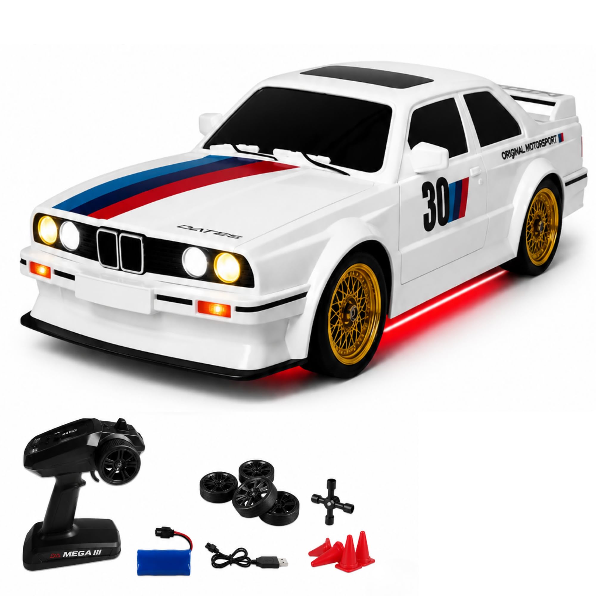 Uzaktan Kumandalı Retro Drift Arabası Retro Efsane Kasa 30…