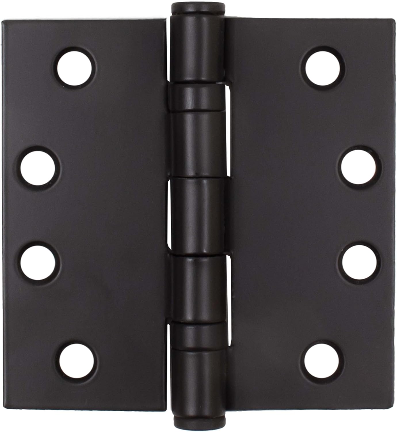Stone Harbor Hardware Commercial Grade Ball Bearing Hinge, 4-1/2 Inches, Square Corner, .134 Gauge, Satin Stainless Steel