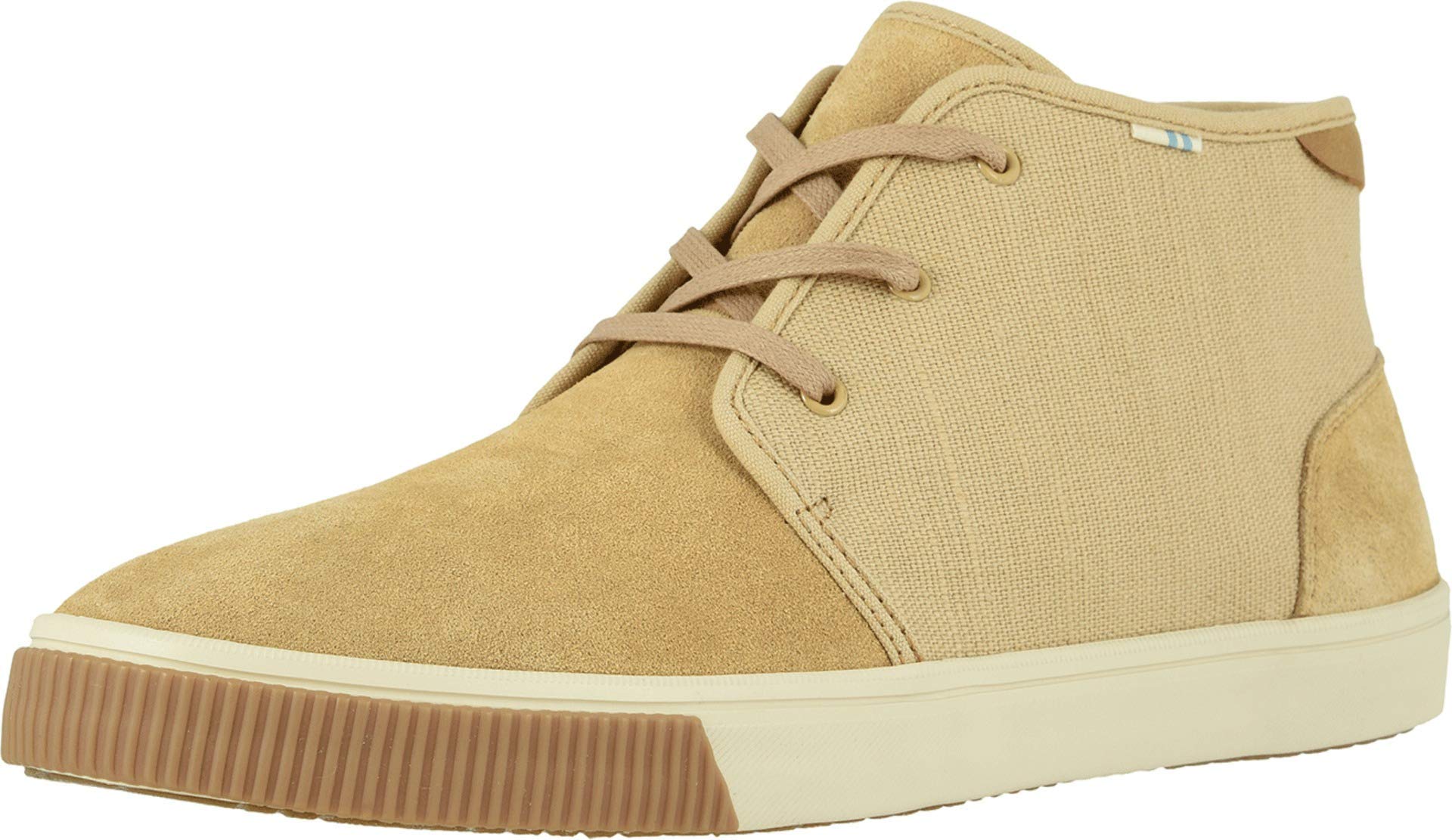 TOMS Mens Carlo Mid Sneakers Shoes - Beige