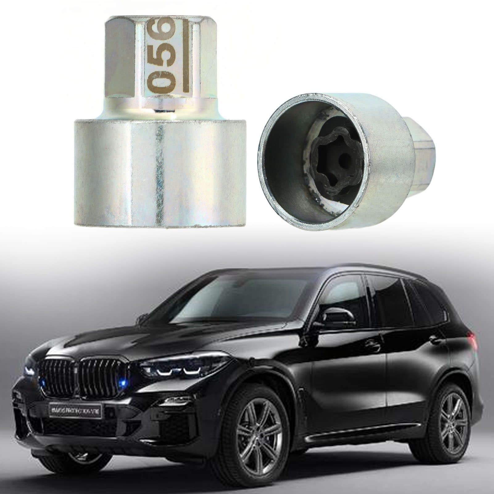 Rimozione Installa Presa Ruota Blocco Lugnut 22PCS Auto Strumento Di Smontaggio Per BMW Antifurto Ve Manicotto Lug Dado Bloccaggio Chiave Presa - Foto 4
