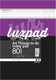 Silvine A4 Things To Do Pad with 80 sheets of Quality 75gsm Paper. Printed 'Things To Do'