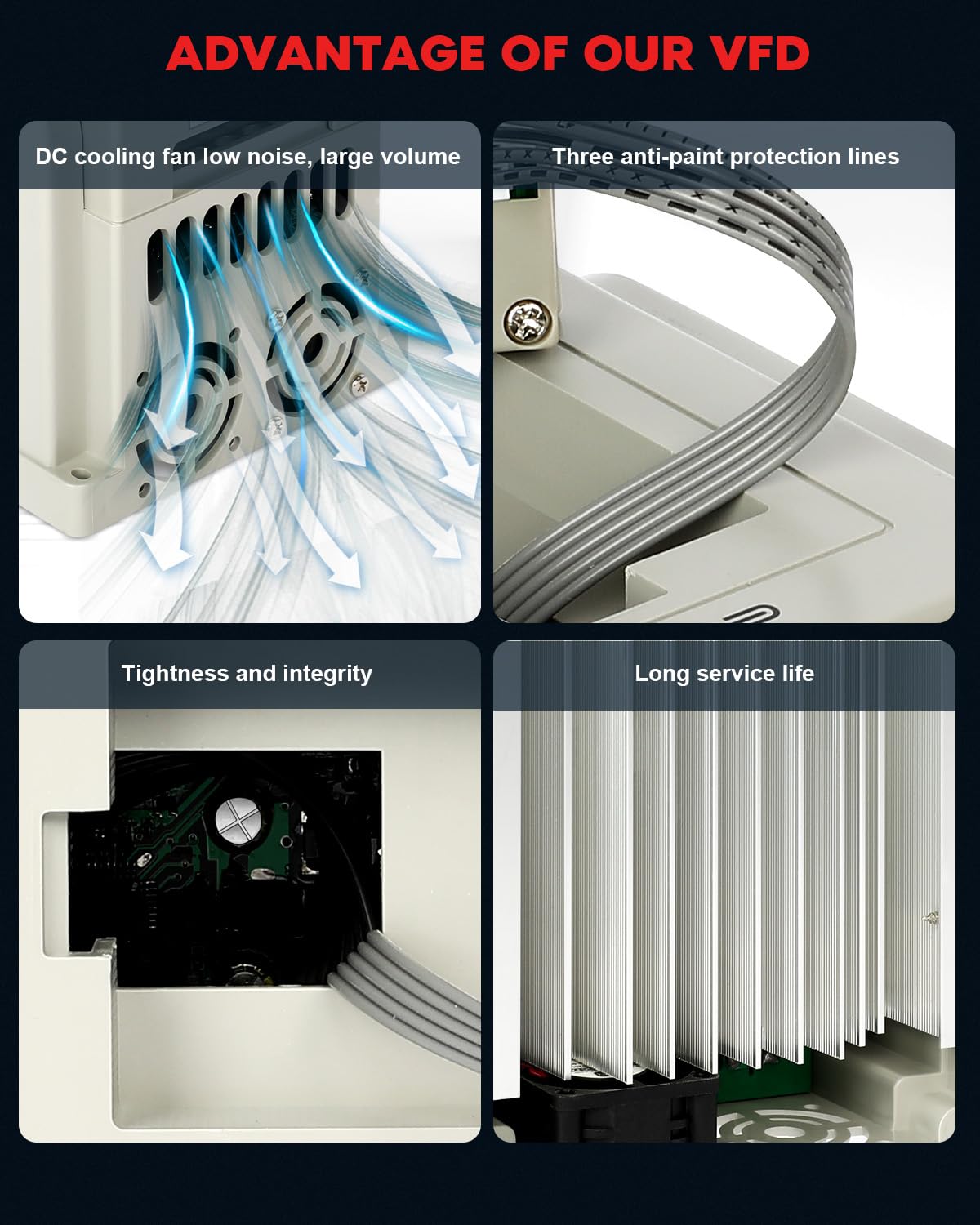 Snapklik.com : Variable Frequency Drive 22kw 3HP AC 220V 12A VFD ...