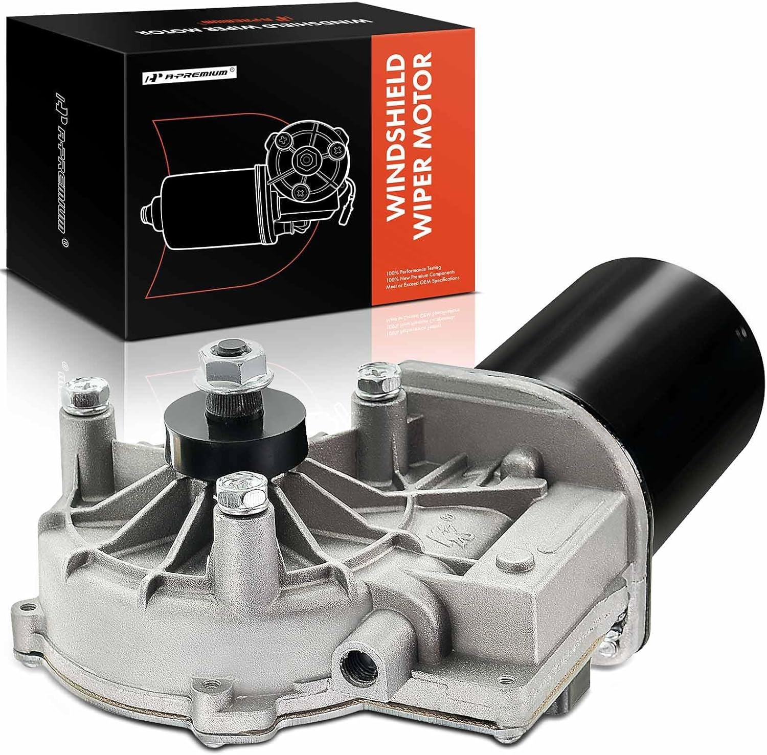 A-Premium Front Windshield Wiper Motor Compatible with Dodge & Plymouth Models - Grand Caravan/Town & Country/Caravan 1996-2000, Grand Voyager, Voyager, Mini Passenger Van, 4-Pin