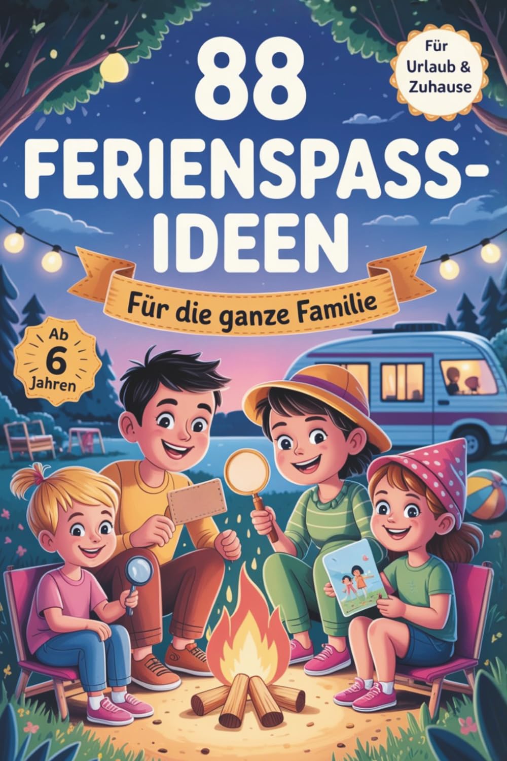 88 Ferienspaß-Ideen für die ganze Familie: Kreative Spiele, Challenges und Mitmachideen gegen Langeweile – für Urlaub, Zuhause, Garten, Strand und lange Ferientage