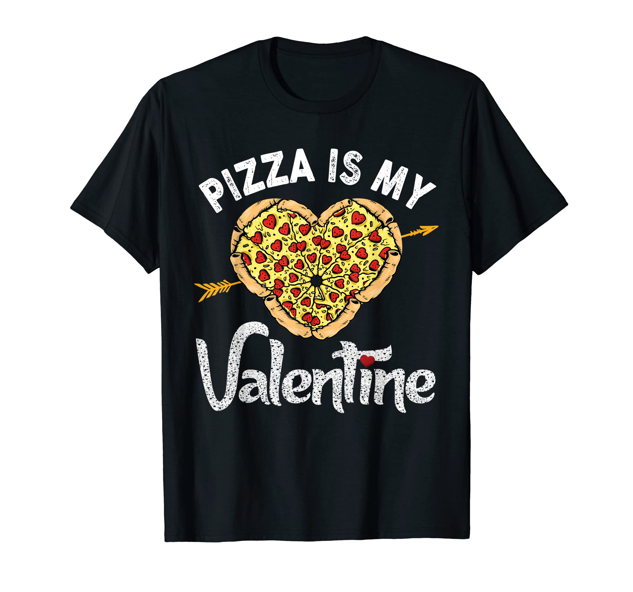 Pizza Is My Valentine Funny Valentines Day Gifts Boys Kids T-Shirt