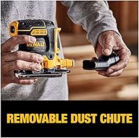Vista 7 de DEWALT Lijadora inalámbrica de velocidad variable de 1/4 hoja sin escobillas MAX XR de 20 V (solo herramienta) (DCW200B)