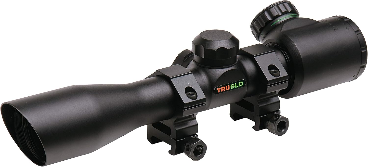 TRUGLO Crossbow 4X32 Compact Scope w/Rings