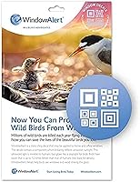 Vista 7 de WindowAlert Cobertura Anticolisión de Copo de Nieve - Adhesivo de Ventana UV-Reflectante para Proteger a las Aves Silvestres de Colisiones contra