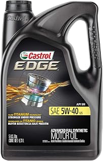 Castrol EDGE 5W40 Synthetic Motor Oil 5 L